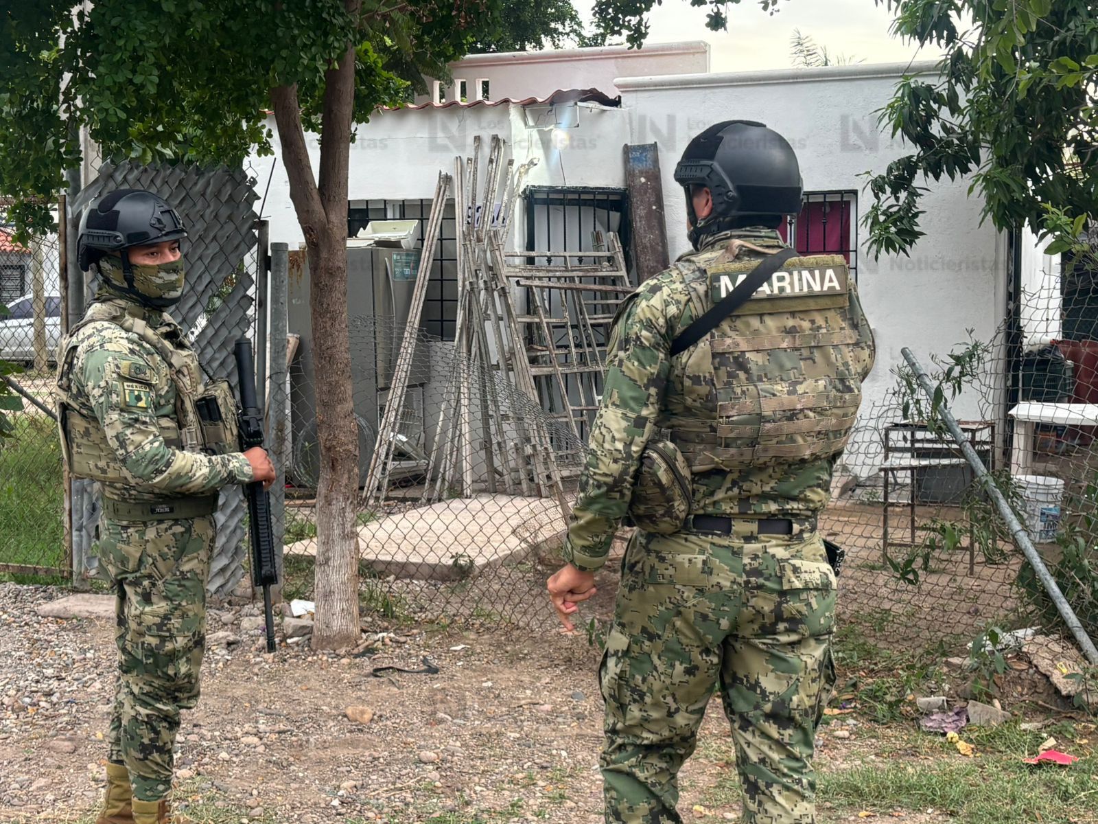 Marina acude a sitio donde tres personas fueron privadas de la libertad en Culiacán, Sinaloa
