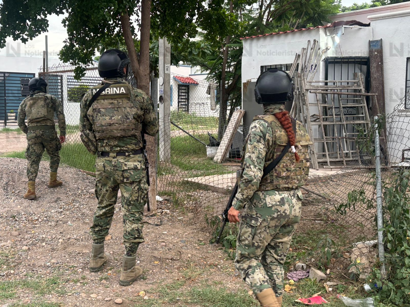 Marina acude a sitio donde tres personas fueron privadas de la libertad en Culiacán, Sinaloa