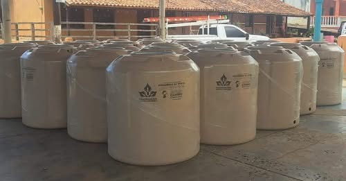 Programa de tinacos del Ayuntamiento de Mazatlán con Congregación Mariana Trinitaria