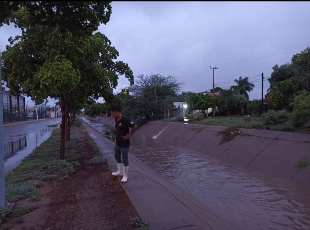 proteccion civil en ahome verifica que no haya afectaciones por las lluvias