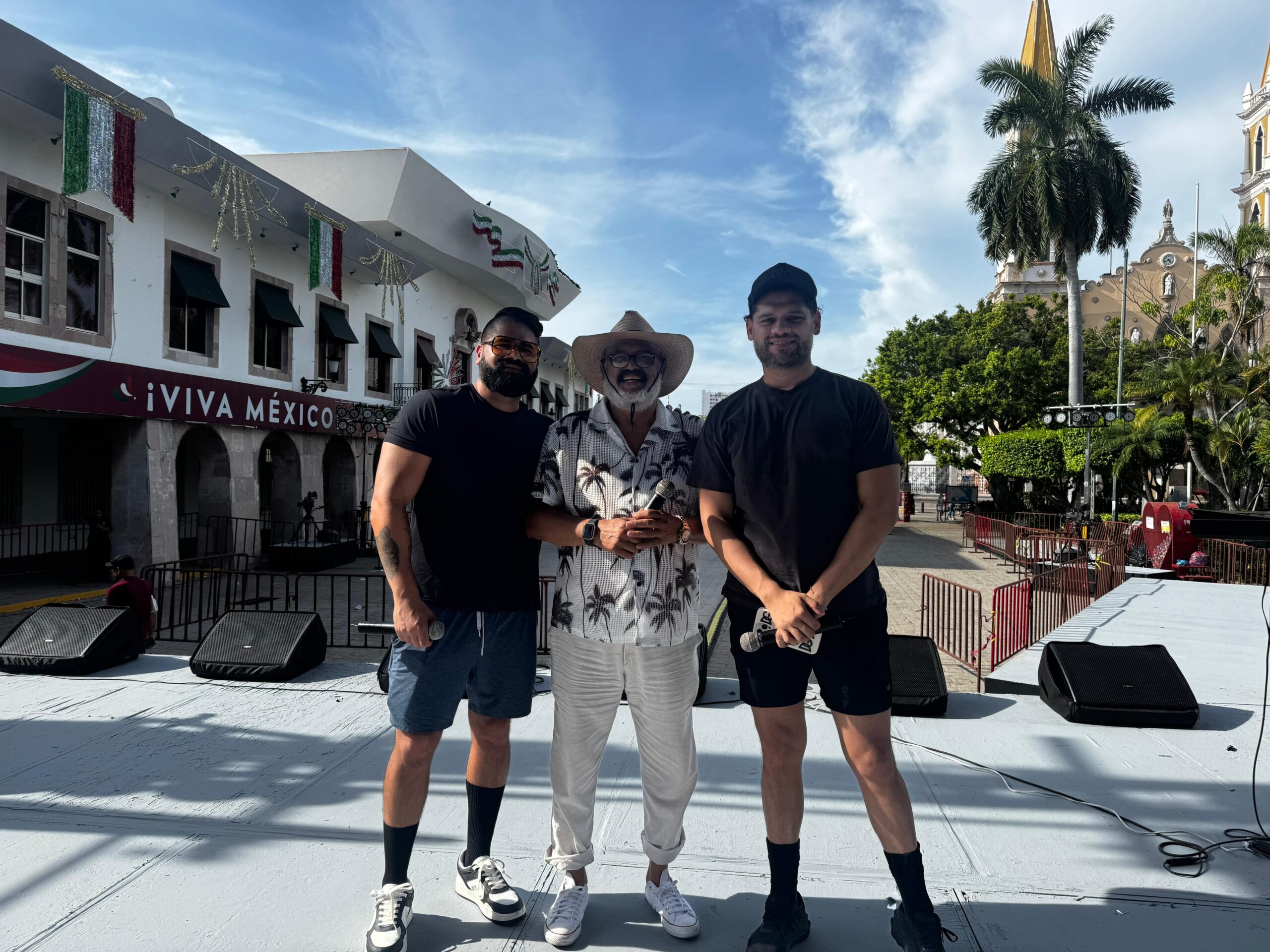 Su Majestad Mi Banda El Mexicano realiza prueba de sonido en Mazatlán