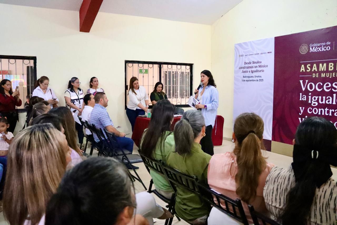 Realizan Asamblea Voces por la Igualdad y contra las Violencias, en Badiraguato