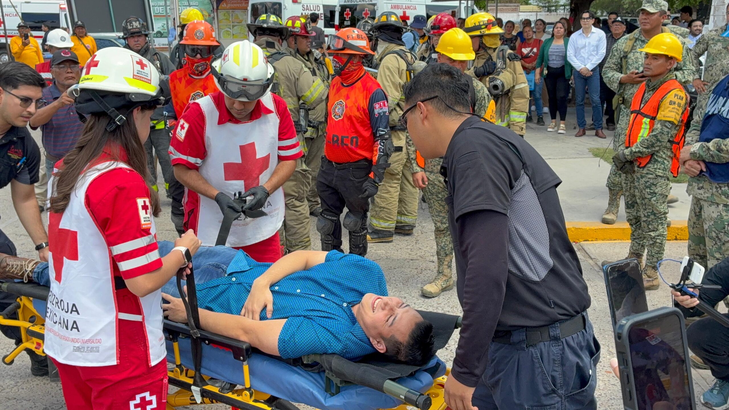 realizan simulacro en ahome sinaloa autoridades