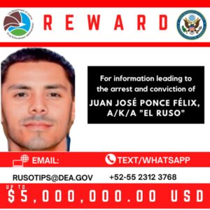 Recompensa por 'El Ruso'
