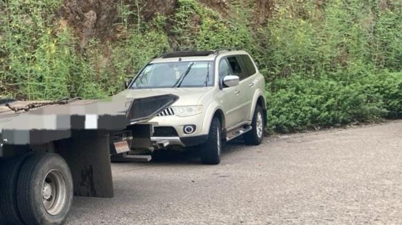 Recuperan camioneta con reporte de robo en zona rural de Mazatlán, Sinaloa