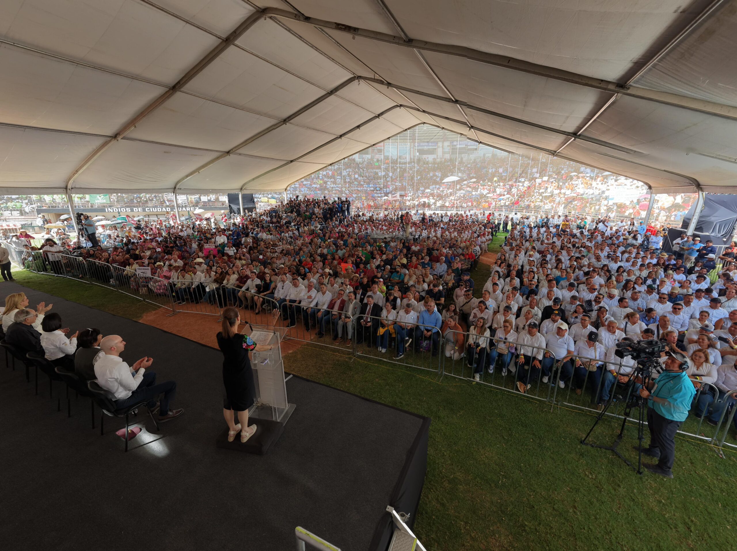 Claudia Sheinbaum lleva su rendición de cuentas a Chihuahua