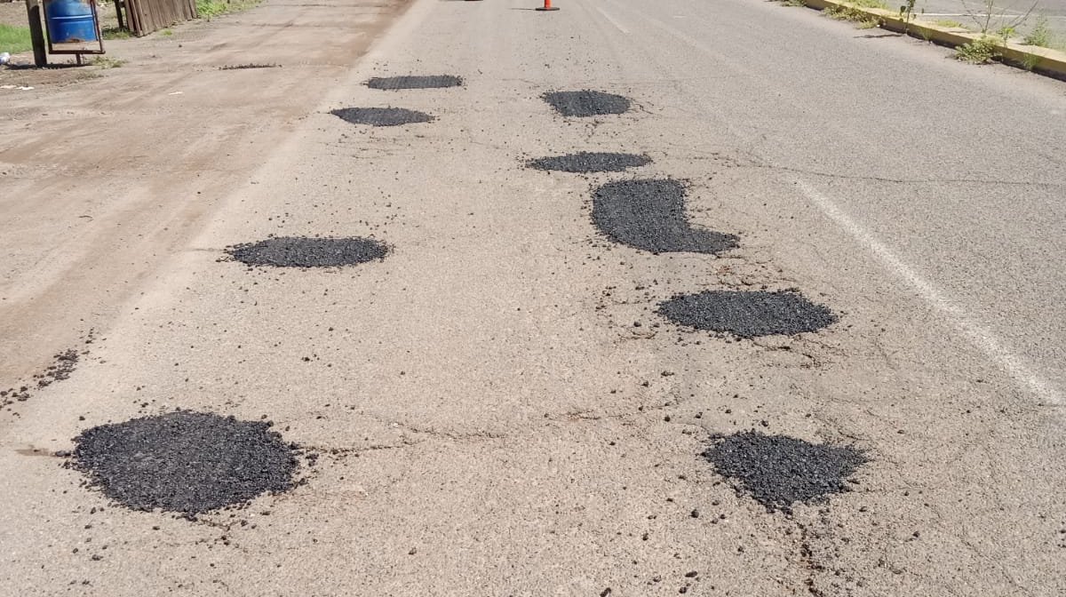 reparacion de baches en carreteras de ahome sinaloa