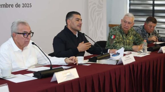 Se reúne Gabinete de Seguridad Federal en Sinaloa; Rocha Moya solicita mantener y reforzar los operativos