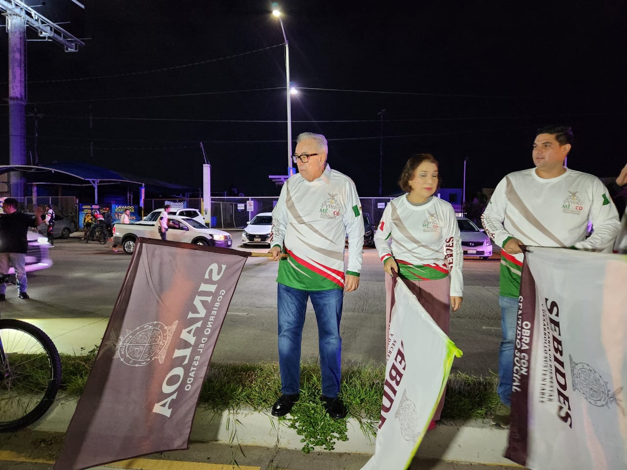 Rocha dando el badnerazo en rodad en Imala, Culiacán, Sinaloa