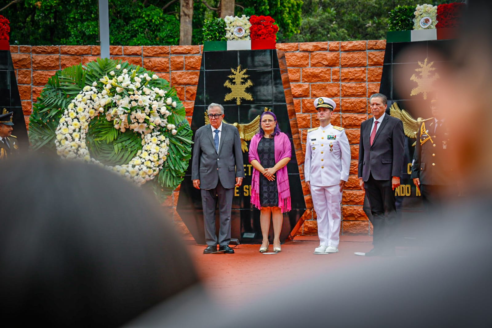 Autoridades civiles y militares encabezaron la conmemoración del 178 aniversario de la Gesta Heroica de los Niños Héroes de Chapultepec.