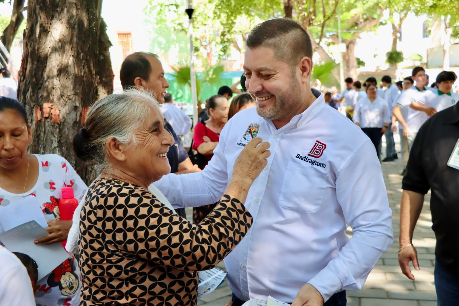 José Paz López Elenes en la Semana Nacional de Salud Pública en Badiraguato