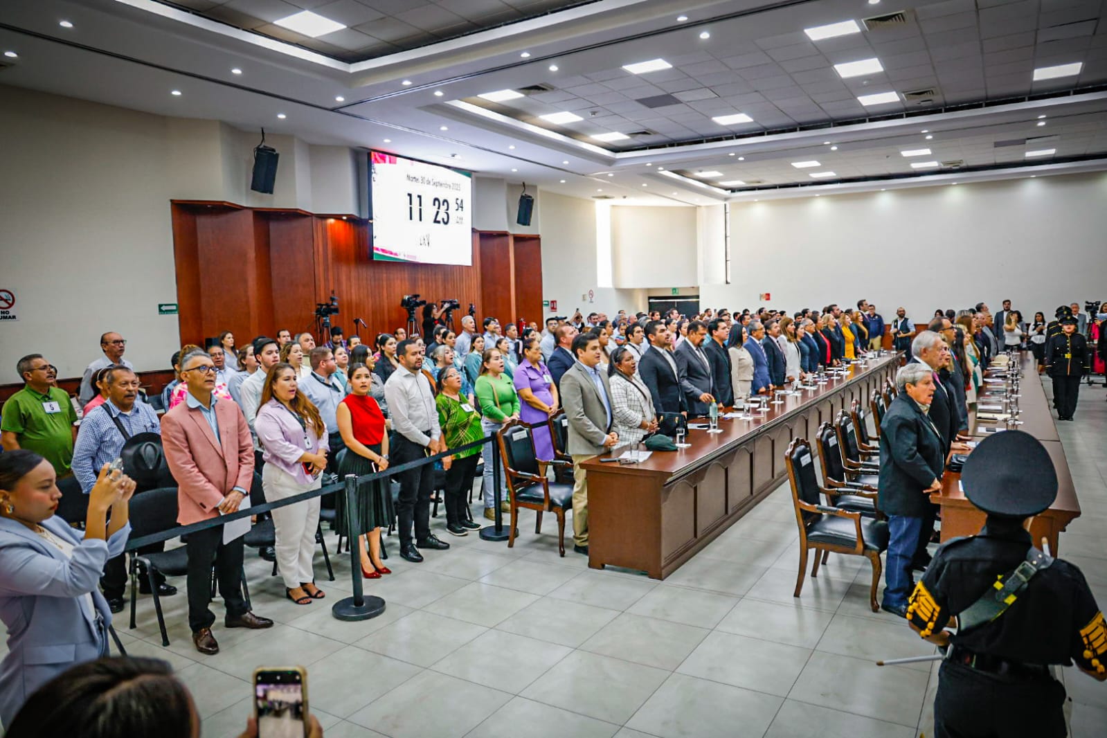 sesion publica inicio del primer periodo ordinario del segundo ano del ejercicio legislativo asistentes