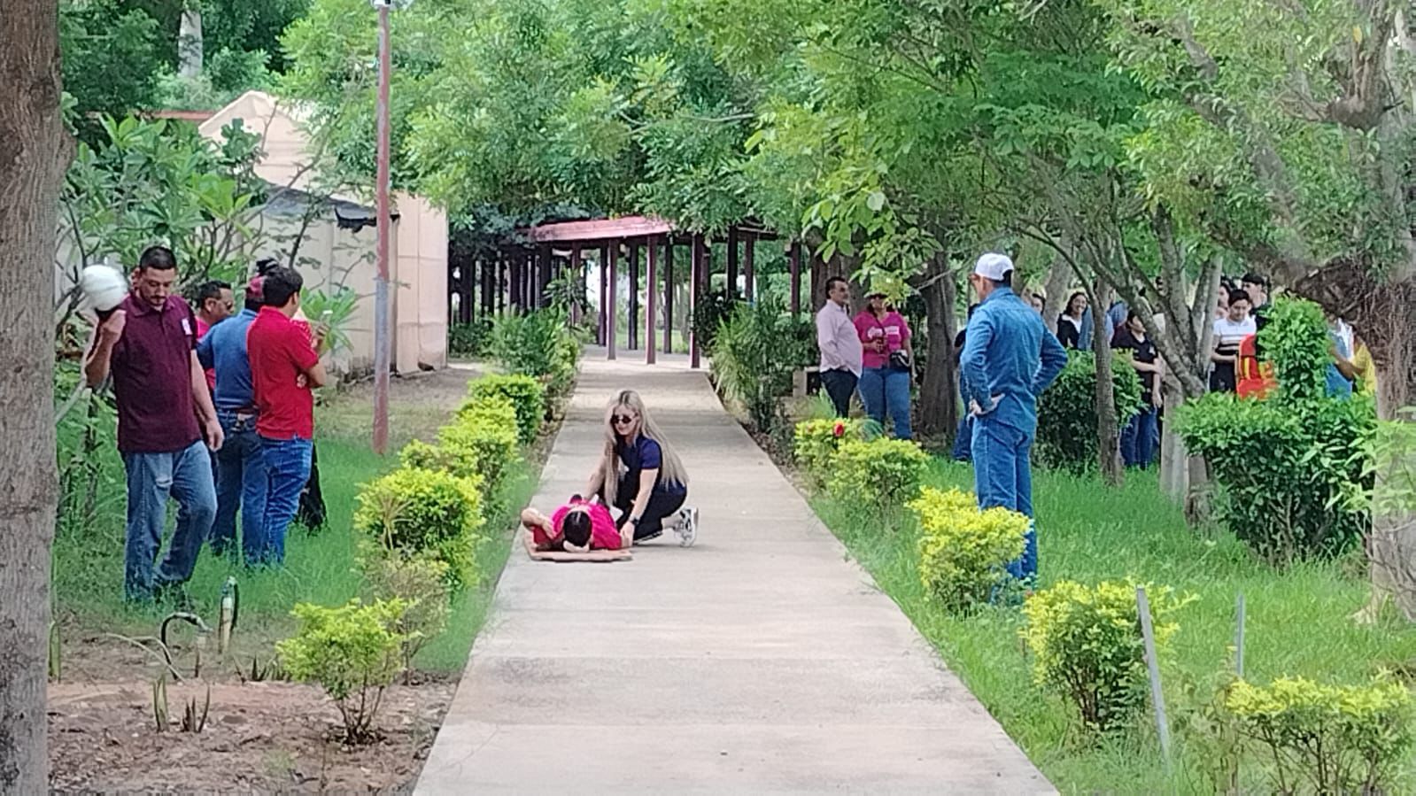 simulacros en distintos puntos de Guasave evento