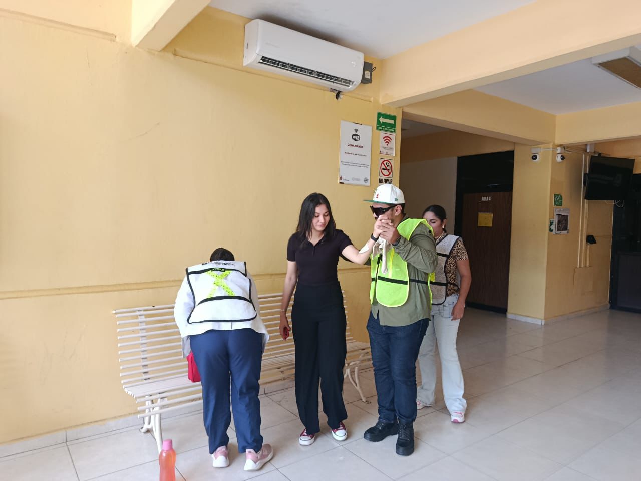 simulacros en distintos puntos de Guasave sinaloa