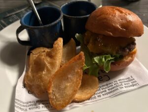 Smash burger con doble carne prime