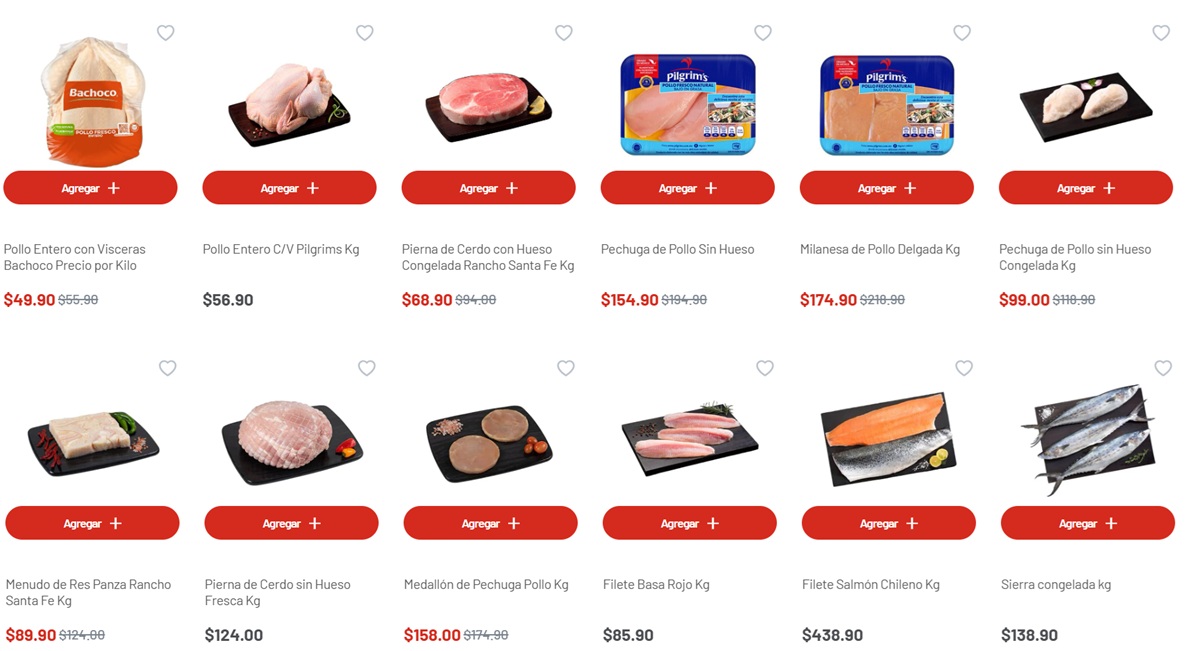 Ofertas de Soriana en Carnes y Pescados
