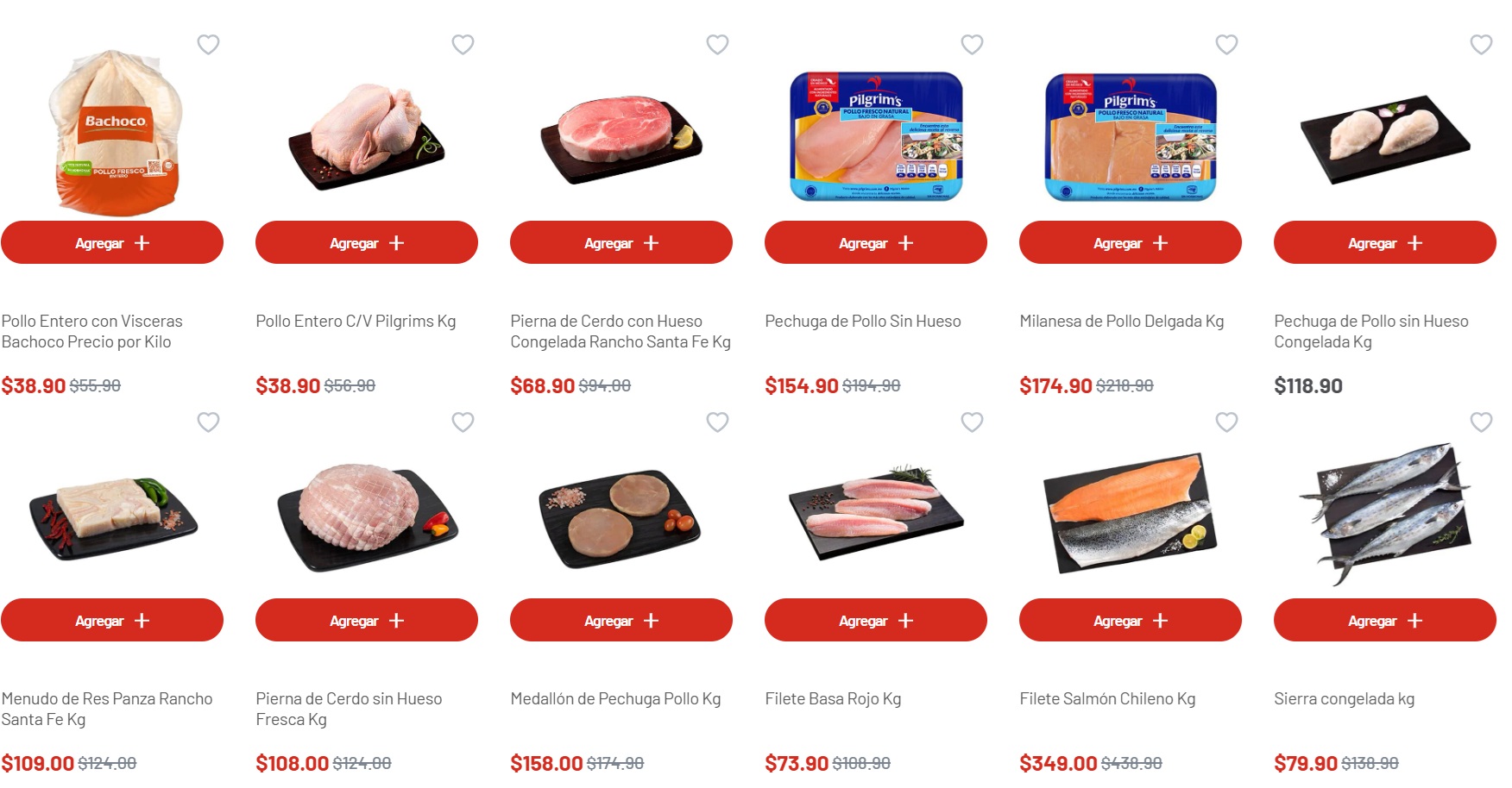 Ofertas en carnes y pescados de Soriana