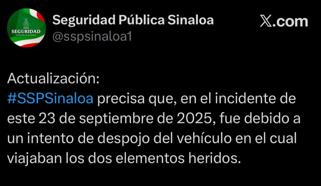 comunicado de SSP 