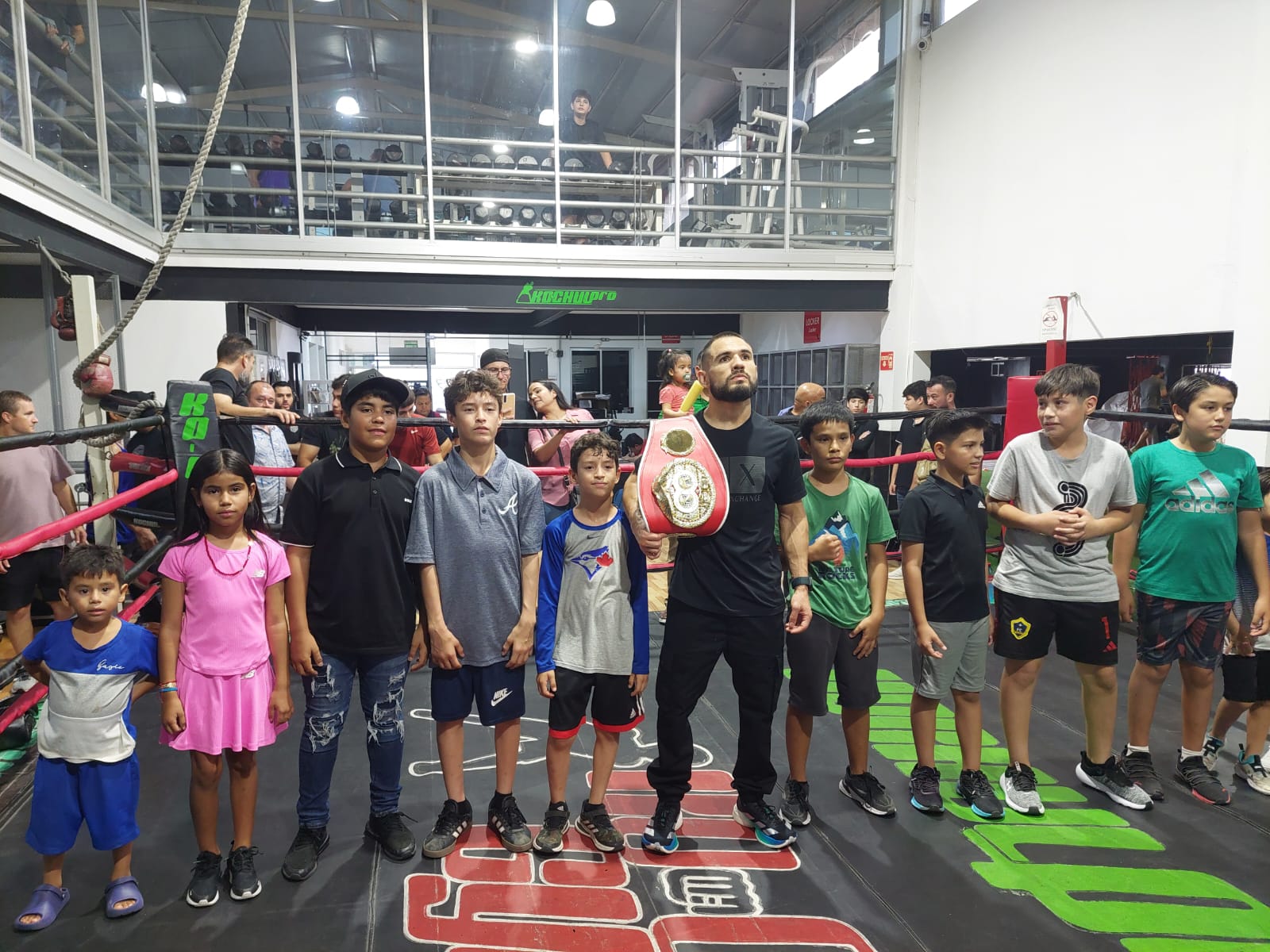 "Sugar" Núñez en un entrenamiento en el CUM de Los Mochis