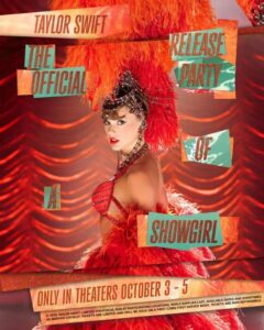 Taylor Swift anuncia lanzamiento del álbum The Life of a Showgirl