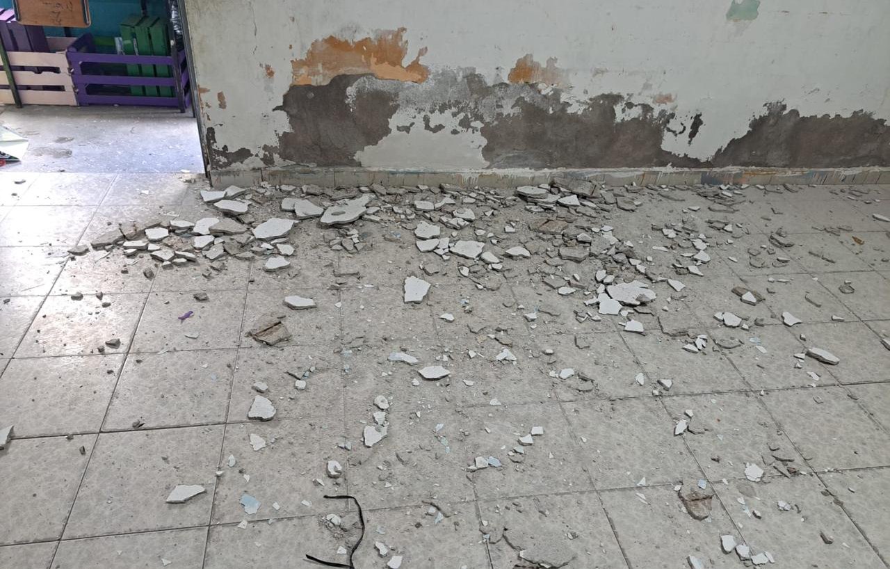 techo de primaria en el huitussi guasave