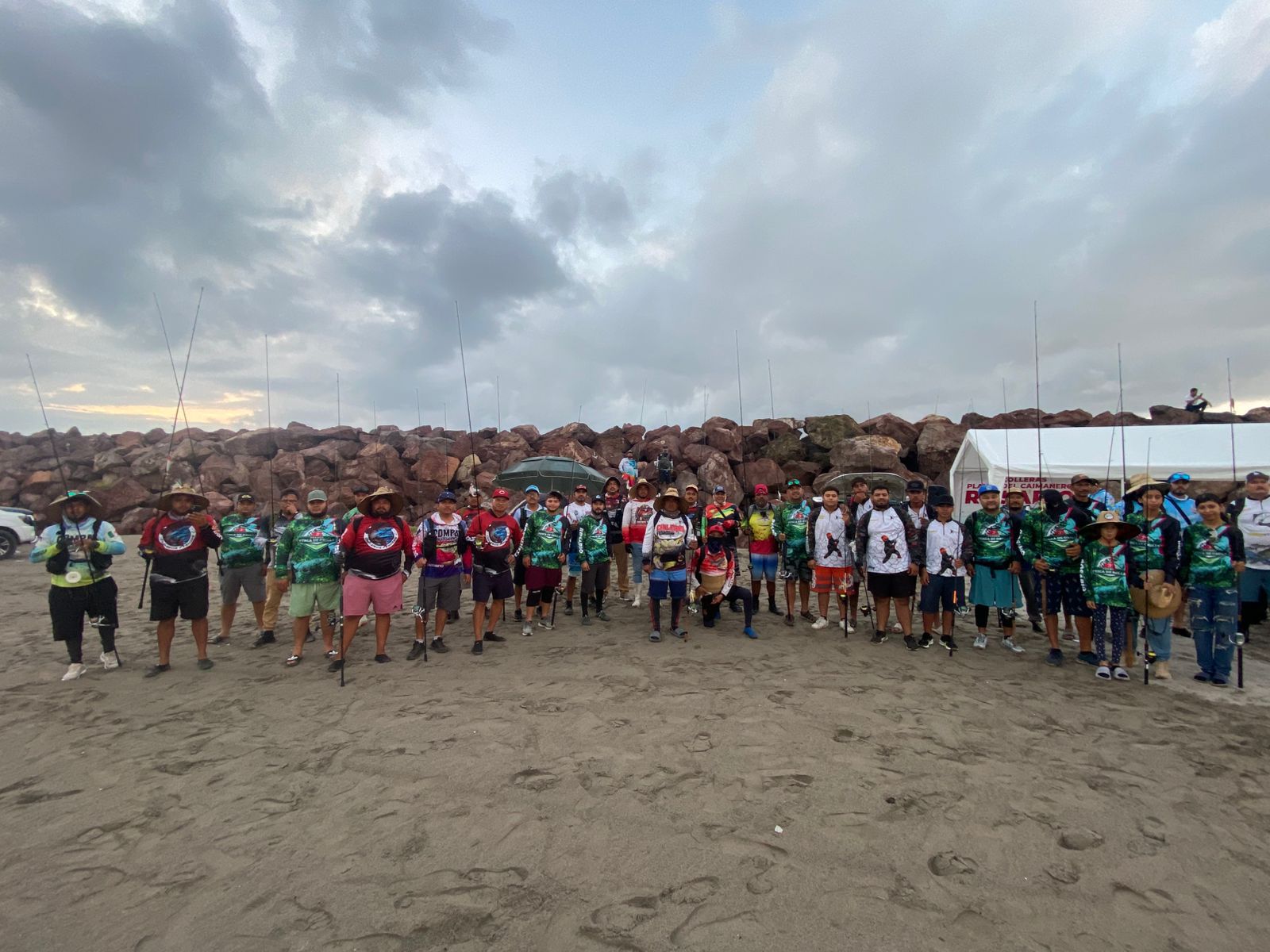Tercer Torneo de Pesca de Orilla en Rosario, Sinaloa