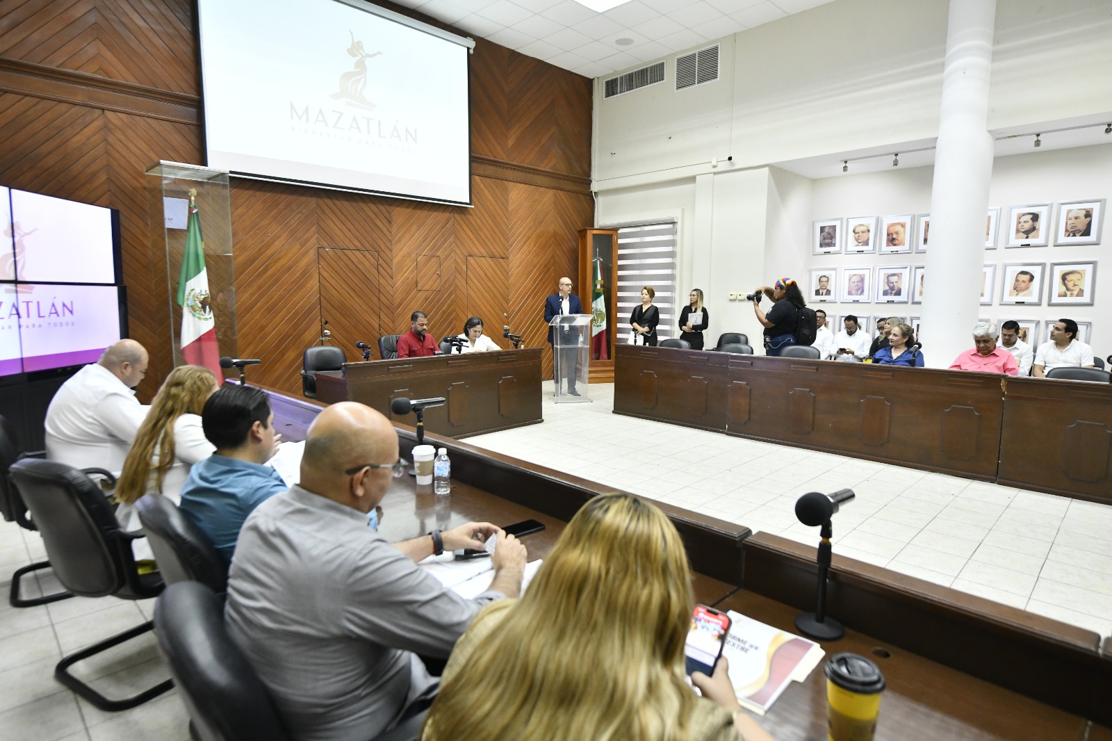 Titular del Órgano Interno de Control en Mazatlán rinde informe de actividades