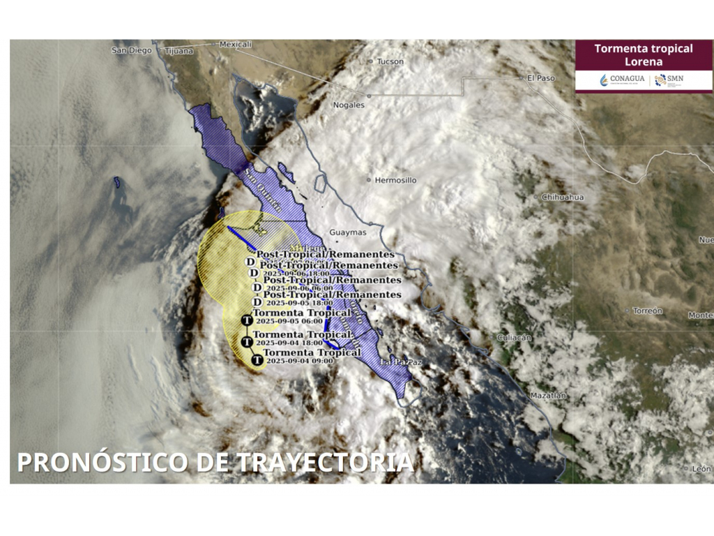 tormenta tropical lorena