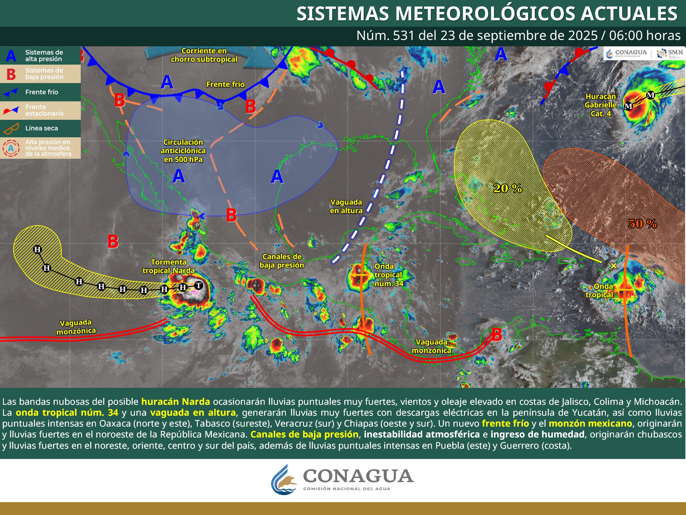 tormenta tropical narda