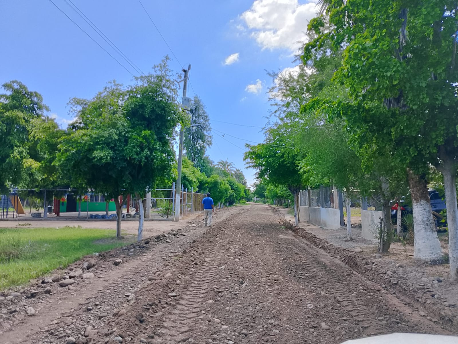 Trabajos de bacheo en Guasave, Sinaloa