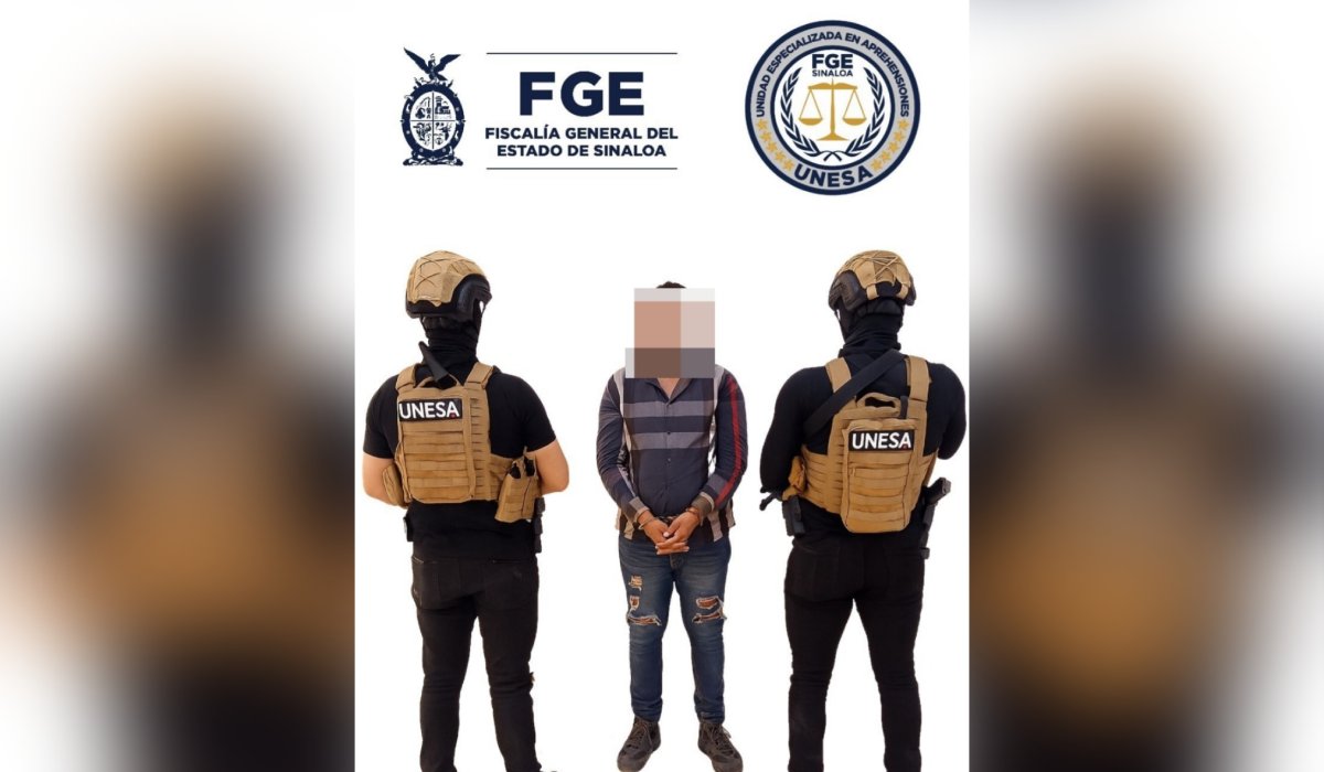 Unidad Especializada en Aprehensiones de la FGE presenta a Juan N detenido por tentativa de homicidio