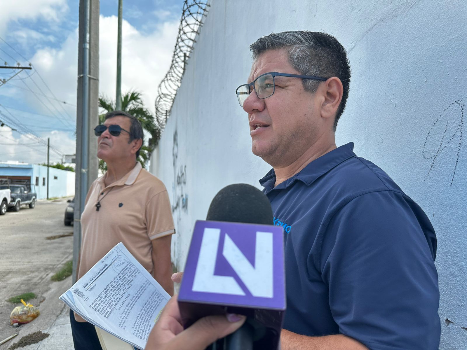 José Carlos Manjarrez, vecino afectado