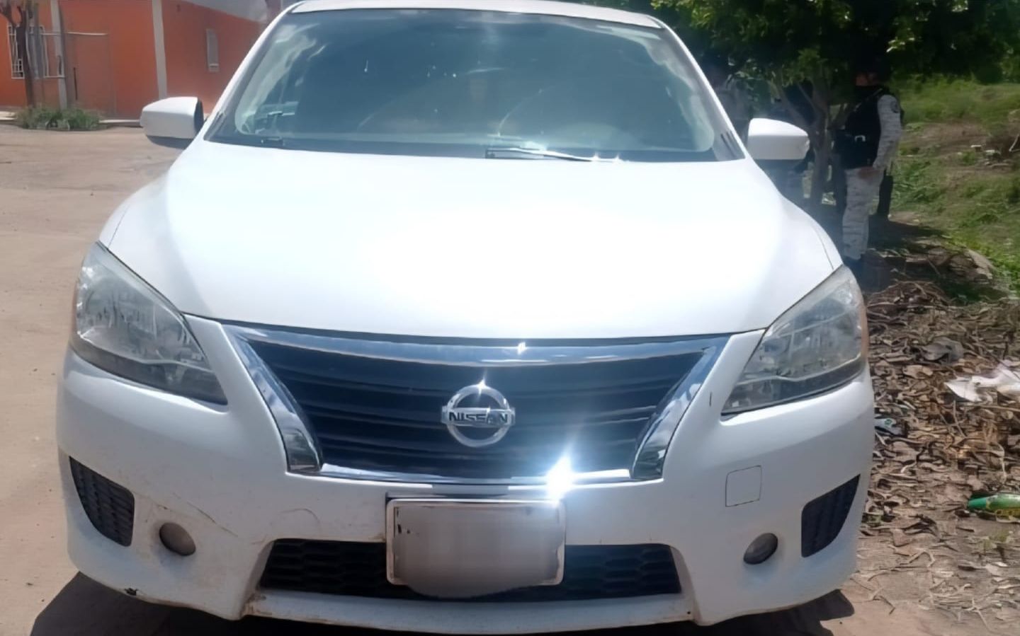 Vehículo asegurado en Culiacán