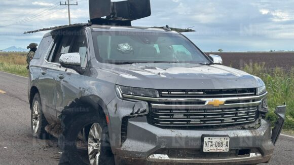Vehículos artillados baleados y casas ‘reventadas’, hallan tras enfrentamientos en Culiacán, Sinaloa