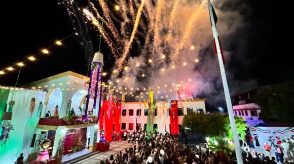 Choix, Sinaloa celebra con orgullo el Grito de Independencia encabezado por su alcaldesa Yoneida Gámez