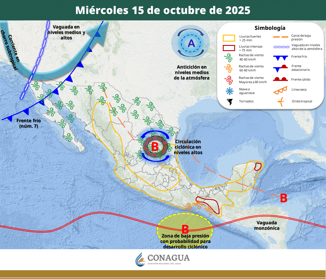 principios de la posible tormenta tropical sonia