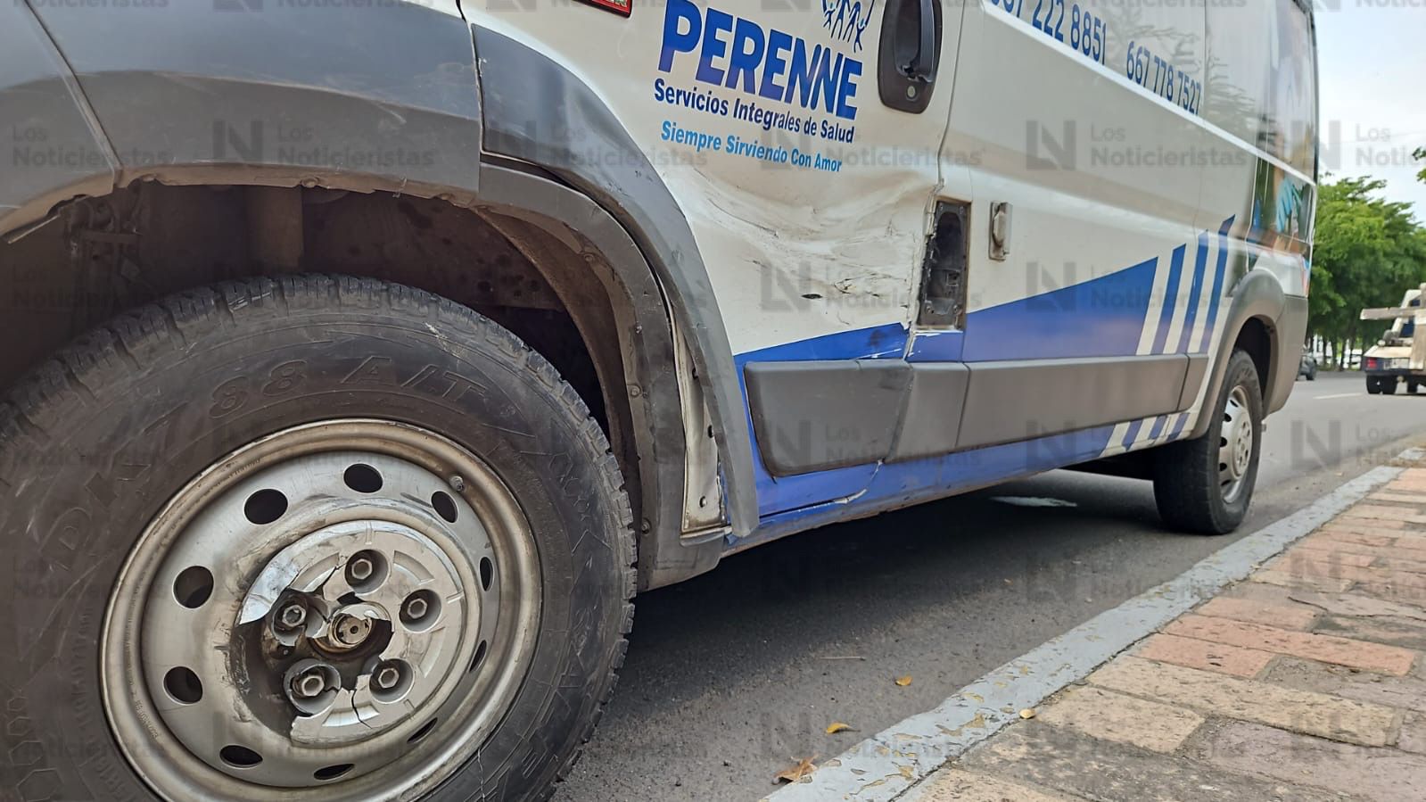 Accidente de ambulancia en Las Quintas, Culiacán