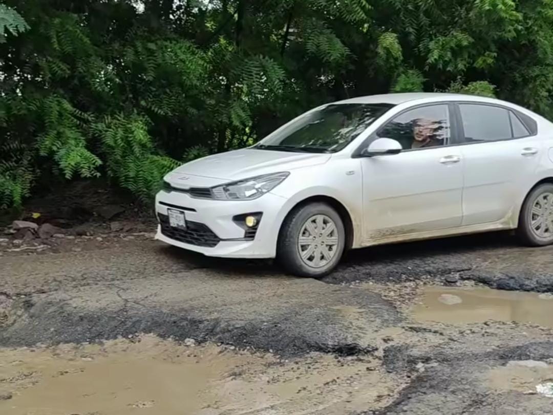 Baches grandes en calles de Mazatlán