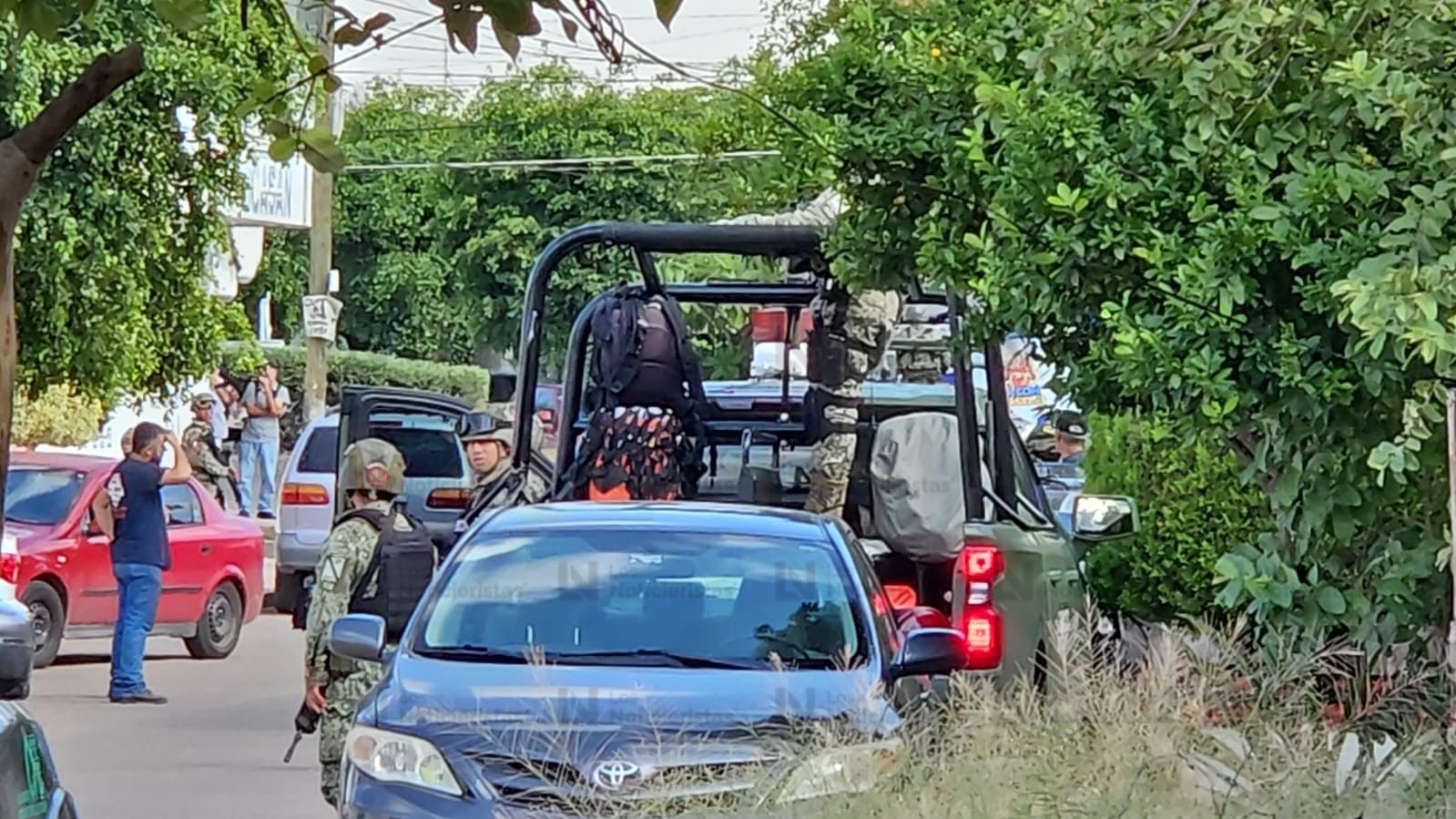Ataque a policías municipales que se encontraban en un taller en Culiacán