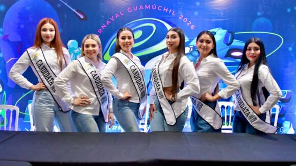 Seis bellas jóvenes se disputarán la corona como reina del Carnaval Guamúchil 2026 y de los Juegos Florales