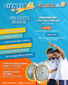 Centro de ciencias móvil llega a Guasave 