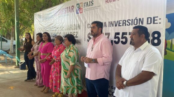 Con inversión de 547 mil pesos, Ayuntamiento de Guasave, Sinaloa, rehabilita aulas en el kínder en la colonia Petatlán