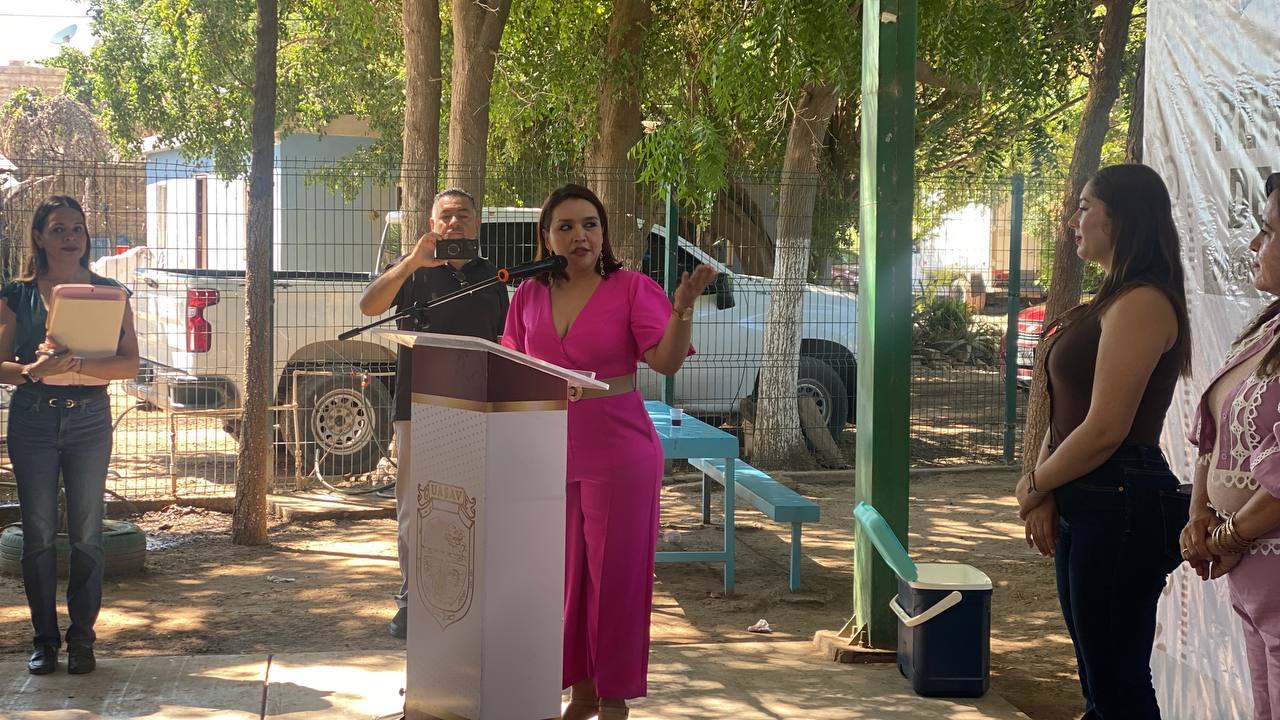 Con inversión de 547 mil pesos, Ayuntamiento de Guasave, sinaloa, rehabilita aulas en el kínder en la colonia Petatlán