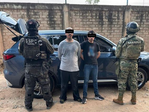 Detienen a dos hombres en Culiacán