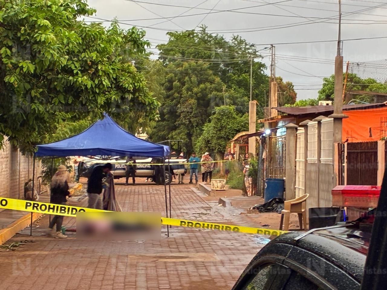 Ejecutan a un hombre frente a la secundaria técnica #22 de San Pedro, Navolato, Sinaloa