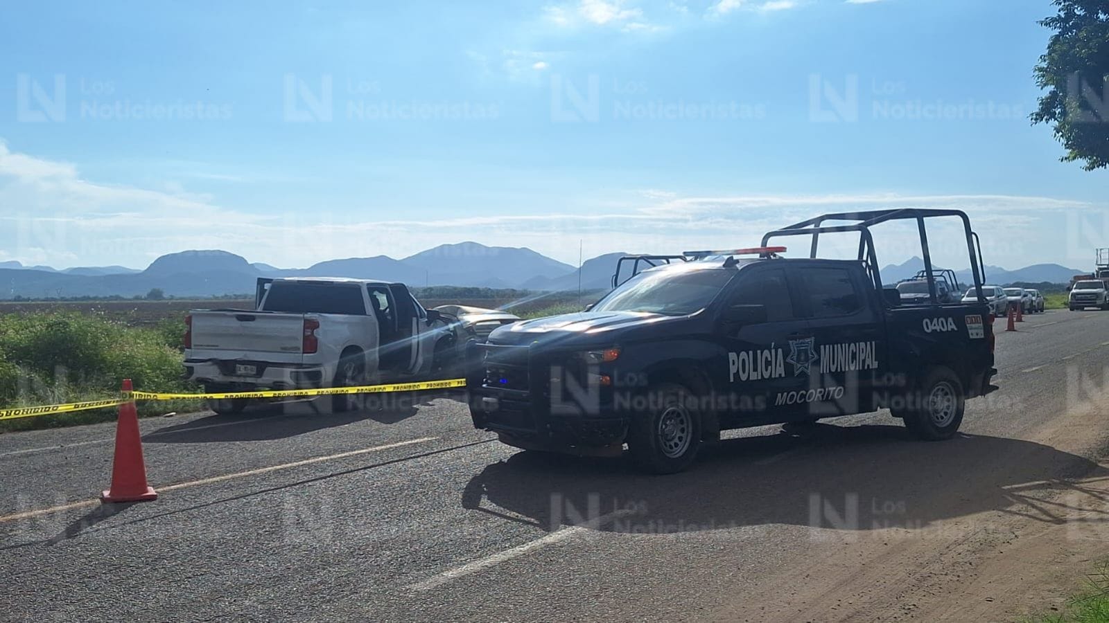 Encontronazo en la carretera en Pericos, Mocorito