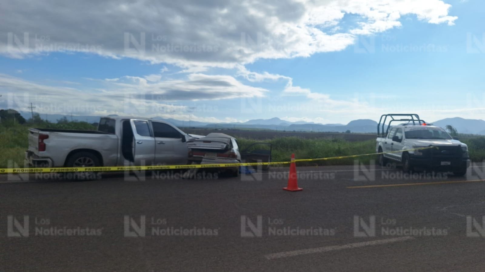 Encontronazo en la carretera en Pericos, Mocorito