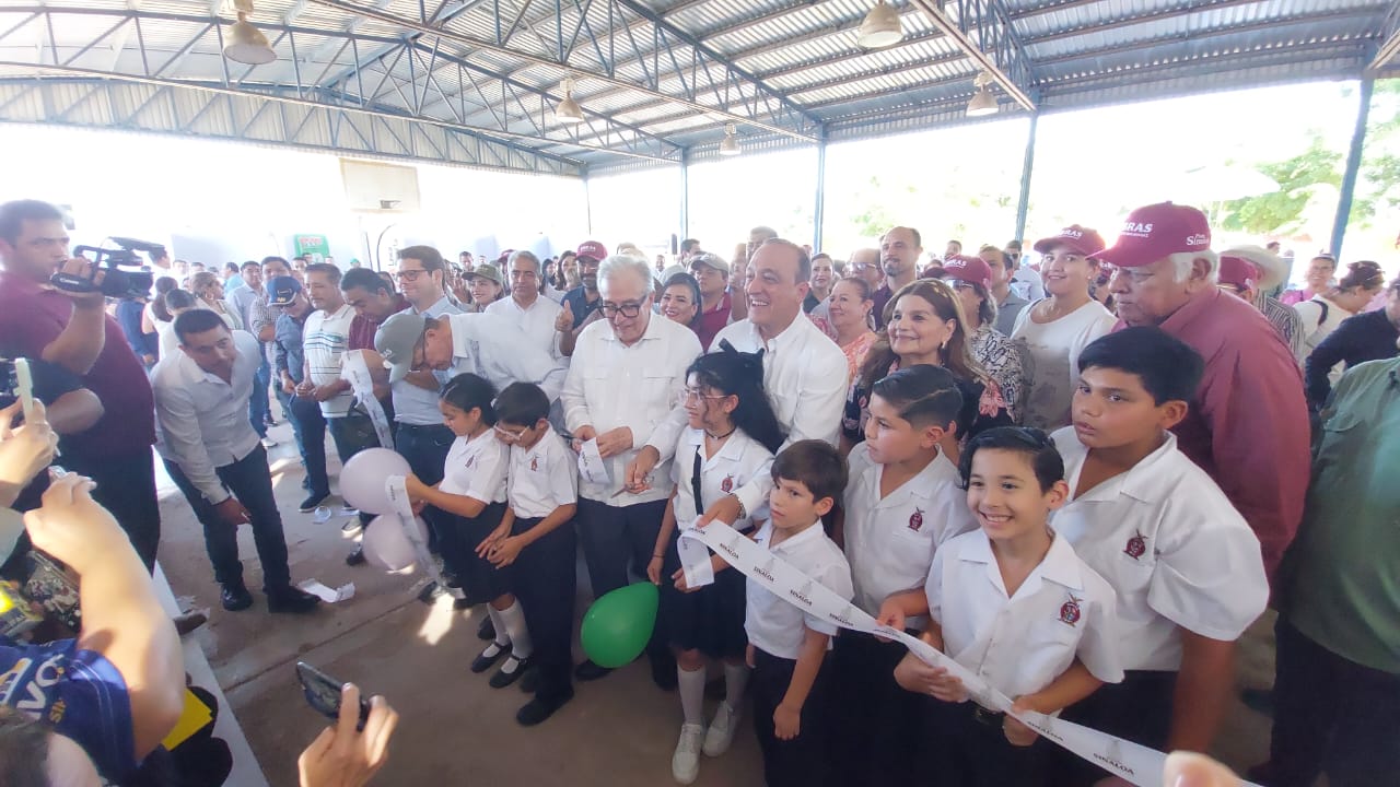 Entrega el gobernador de Sinaloa Ruben Rocha 22 obras con Sentido Social del Plan Sinaloa en Ahome
