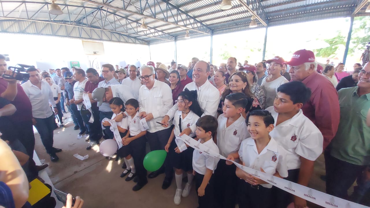 Entrega el gobernador de Sinaloa Ruben Rocha 22 obras con Sentido Social del Plan Sinaloa en Ahome