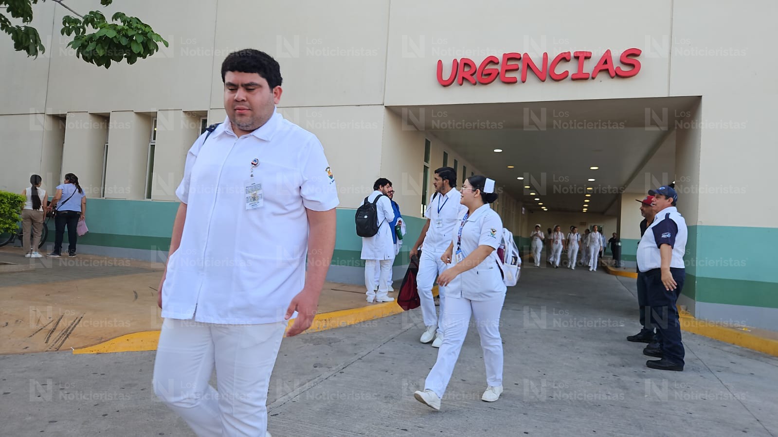 Evacuación en el Hospital Pediátrico de Sinaloa